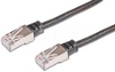 Cat5e Patchkabel Wirewin 100% Kupfer RJ45 F/UTP, AWG26, Anti-UV PVC Mantel, schwarz